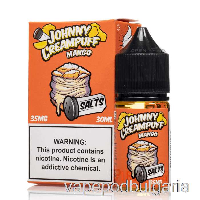 Vape Течности Mango - Johnny кремпуф соли - 30ml 50mg